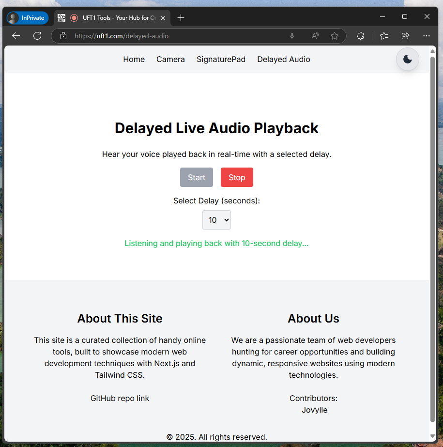 UFT1 Tools Screenshot